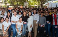 Indira: Estudiantes cuentan con gobierno federal y estatal para seguir formándose