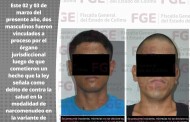 En Colima<br>Van a prisión dos hombres<br>Por posesión de narcótico