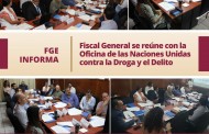 Fiscal General se reúne con la Oficina de las<br>Naciones Unidas contra la Droga y el Delito