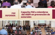 Capacita FGE a miembros del AMPI<br>en prevención de extorsión