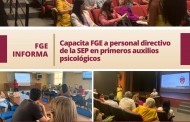 Capacita FGE a personal directivo de la SEP<br>en primeros auxilios psicológicos