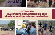 En Tecomán<br>FGE concluye intervención en la zona donde se localizaron fosas clandestinas