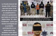 Cumplimenta FGE orden de aprehensión en contra de Edwin Omar “N” alias “El Minimix”