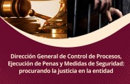 Dirección General de Control de Procesos, Ejecución de Penas y Medidas de Seguridad: procurando la justicia en la entidad