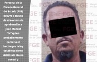 Hombre es detenido mediante orden de aprehensiónpor abuso sexual y pornografía en agravio de un menor de edad