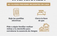 PC exhorta a población a prevenir emergencias en el hogar