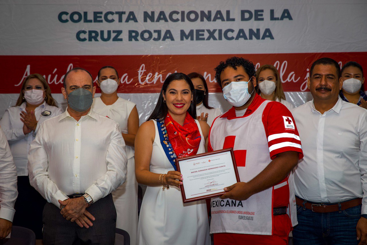 Invita gobernadora a sumarse a colecta en favor de la Cruz Roja