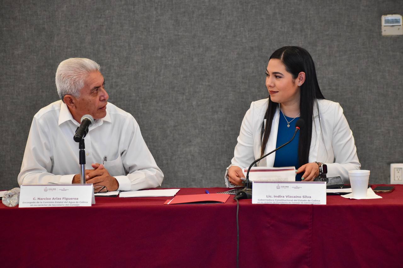 Indira ratifica a Narciso Arias como titular de Comisión Estatal de Agua Colima