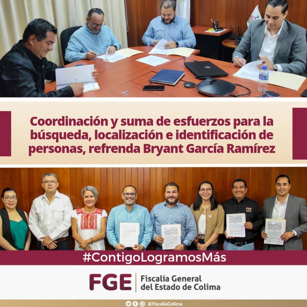 Coordinación y suma de esfuerzos para la búsqueda, localización e identificación de personas, refrenda Bryant García Ramírez