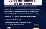 Les compartimos los trabajos más relevantes durante la semana del 29 de diciembre al 4 de enero de Seguridad Publica y Vial dw Manzanillo.Ante cualquier emergencia, llama al 911. Estamos para servirte.