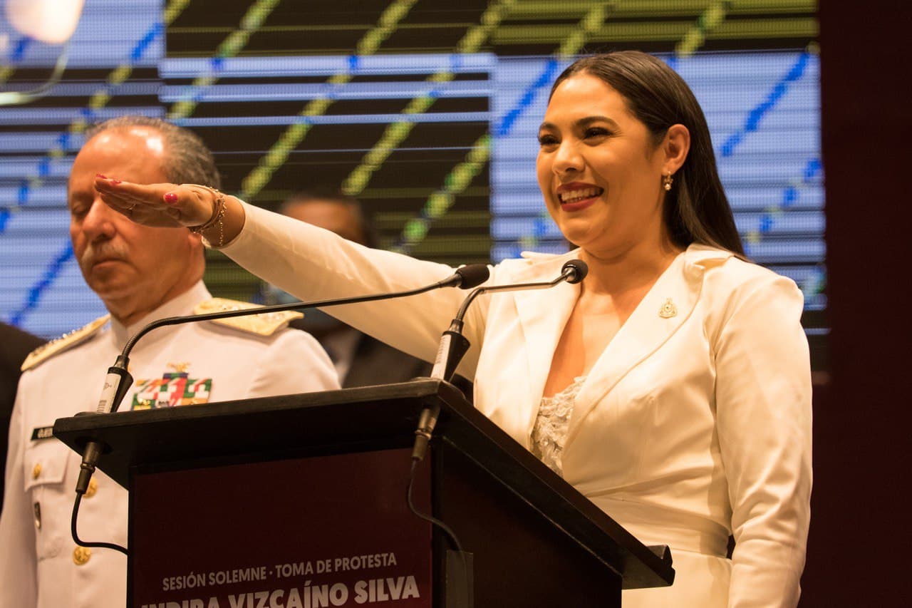 Rinde protesta Indira Vizcaíno como gobernadora Constitucional del Estado de Colima